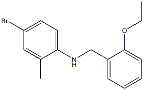 4-bromo-N-[(2-ethoxyphenyl)methyl]-2-methylaniline Structure