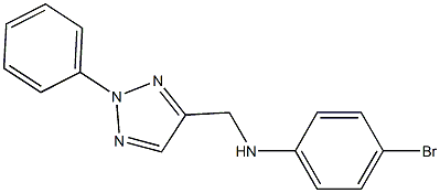 4-bromo-N-[(2-phenyl-2H-1,2,3-triazol-4-yl)methyl]aniline 구조식 이미지