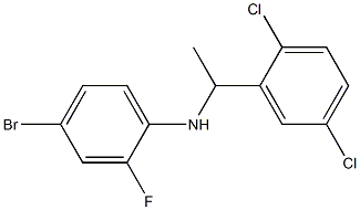 4-bromo-N-[1-(2,5-dichlorophenyl)ethyl]-2-fluoroaniline 구조식 이미지