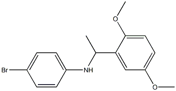 4-bromo-N-[1-(2,5-dimethoxyphenyl)ethyl]aniline 구조식 이미지