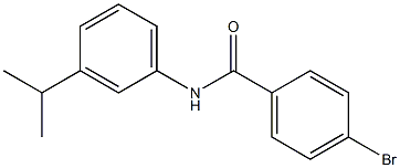 4-bromo-N-[3-(propan-2-yl)phenyl]benzamide 구조식 이미지