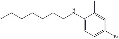 4-bromo-N-heptyl-2-methylaniline 구조식 이미지