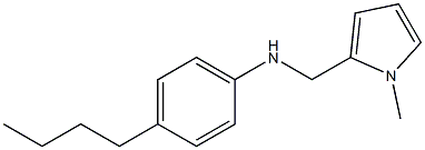 4-butyl-N-[(1-methyl-1H-pyrrol-2-yl)methyl]aniline Structure