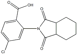 4-chloro-2-(1,3-dioxo-octahydro-1H-isoindol-2-yl)benzoic acid Structure