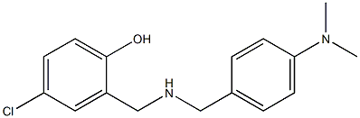 4-chloro-2-[({[4-(dimethylamino)phenyl]methyl}amino)methyl]phenol Structure