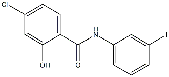 4-chloro-2-hydroxy-N-(3-iodophenyl)benzamide Structure