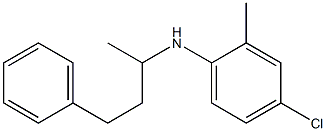 4-chloro-2-methyl-N-(4-phenylbutan-2-yl)aniline Structure