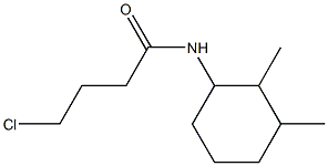 4-chloro-N-(2,3-dimethylcyclohexyl)butanamide Structure