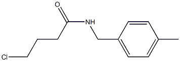 4-chloro-N-(4-methylbenzyl)butanamide 구조식 이미지