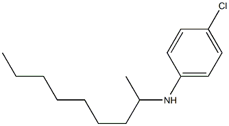 4-chloro-N-(nonan-2-yl)aniline Structure