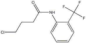 4-chloro-N-[2-(trifluoromethyl)phenyl]butanamide 구조식 이미지