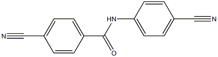4-cyano-N-(4-cyanophenyl)benzamide Structure