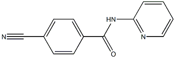 4-cyano-N-pyridin-2-ylbenzamide Structure