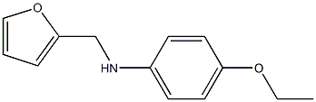 4-ethoxy-N-(furan-2-ylmethyl)aniline 구조식 이미지