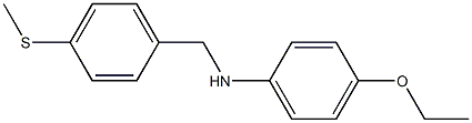 4-ethoxy-N-{[4-(methylsulfanyl)phenyl]methyl}aniline 구조식 이미지