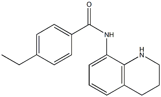 4-ethyl-N-(1,2,3,4-tetrahydroquinolin-8-yl)benzamide 구조식 이미지