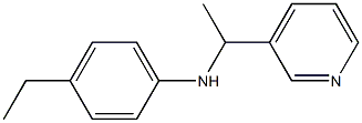 4-ethyl-N-[1-(pyridin-3-yl)ethyl]aniline Structure