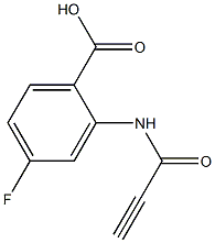 4-fluoro-2-(propioloylamino)benzoic acid 구조식 이미지