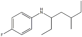 4-fluoro-N-(5-methylheptan-3-yl)aniline Structure