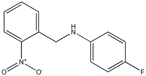 4-fluoro-N-[(2-nitrophenyl)methyl]aniline Structure