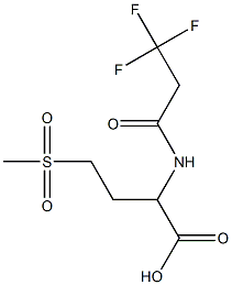 4-methanesulfonyl-2-(3,3,3-trifluoropropanamido)butanoic acid 구조식 이미지