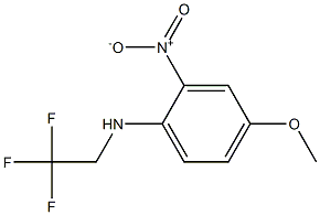 4-methoxy-2-nitro-N-(2,2,2-trifluoroethyl)aniline 구조식 이미지