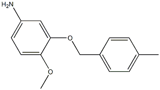 4-methoxy-3-[(4-methylbenzyl)oxy]aniline 구조식 이미지