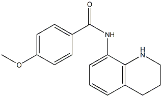 4-methoxy-N-(1,2,3,4-tetrahydroquinolin-8-yl)benzamide Structure