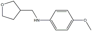 4-methoxy-N-(oxolan-3-ylmethyl)aniline 구조식 이미지