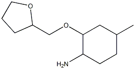 4-methyl-2-(oxolan-2-ylmethoxy)cyclohexan-1-amine Structure