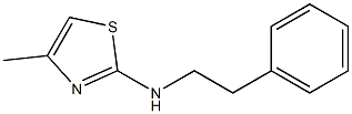 4-methyl-N-(2-phenylethyl)-1,3-thiazol-2-amine Structure