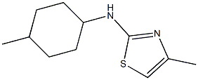 4-methyl-N-(4-methylcyclohexyl)-1,3-thiazol-2-amine Structure