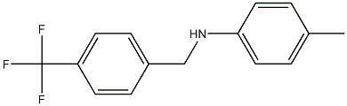 4-methyl-N-{[4-(trifluoromethyl)phenyl]methyl}aniline 구조식 이미지