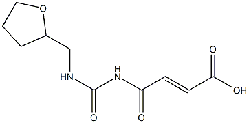 4-oxo-4-{[(oxolan-2-ylmethyl)carbamoyl]amino}but-2-enoic acid 구조식 이미지