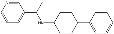 4-phenyl-N-[1-(pyridin-3-yl)ethyl]cyclohexan-1-amine Structure