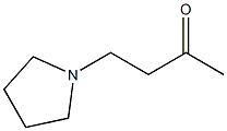 4-pyrrolidin-1-ylbutan-2-one 구조식 이미지