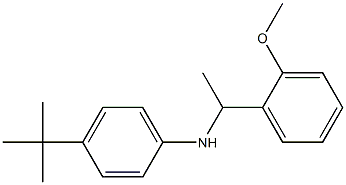 4-tert-butyl-N-[1-(2-methoxyphenyl)ethyl]aniline Structure