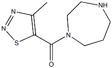 5-(1,4-diazepan-1-ylcarbonyl)-4-methyl-1,2,3-thiadiazole 구조식 이미지