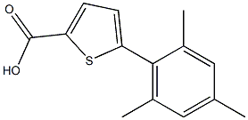 5-(2,4,6-trimethylphenyl)thiophene-2-carboxylic acid Structure