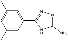 5-(3,5-dimethylphenyl)-4H-1,2,4-triazol-3-amine Structure