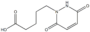 5-(3,6-dioxo-1,2,3,6-tetrahydropyridazin-1-yl)pentanoic acid Structure