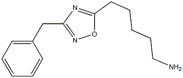 5-(3-benzyl-1,2,4-oxadiazol-5-yl)pentan-1-amine Structure