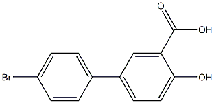 5-(4-bromophenyl)-2-hydroxybenzoic acid Structure