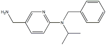 5-(aminomethyl)-N-benzyl-N-(propan-2-yl)pyridin-2-amine Structure