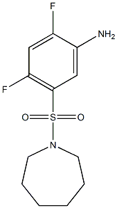 5-(azepane-1-sulfonyl)-2,4-difluoroaniline Structure