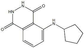 5-(cyclopentylamino)-1,2,3,4-tetrahydrophthalazine-1,4-dione Structure