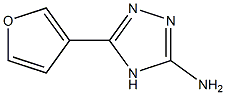 5-(furan-3-yl)-4H-1,2,4-triazol-3-amine Structure