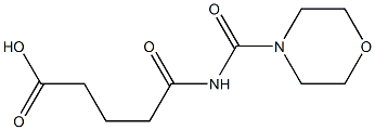 5-(morpholin-4-ylcarbonylamino)-5-oxopentanoic acid 구조식 이미지