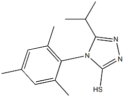 5-(propan-2-yl)-4-(2,4,6-trimethylphenyl)-4H-1,2,4-triazole-3-thiol Structure