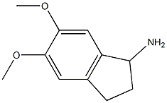 5,6-dimethoxy-2,3-dihydro-1H-inden-1-amine Structure